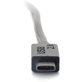 C2G 12ft (3.7m) USB 2.0 USB-C to USB-A Cable M/M - Black — 28873