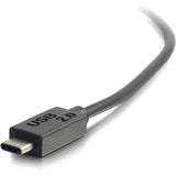 C2G 12ft (3.7m) USB 2.0 USB-C to USB-A Cable M/M - Black — 28873