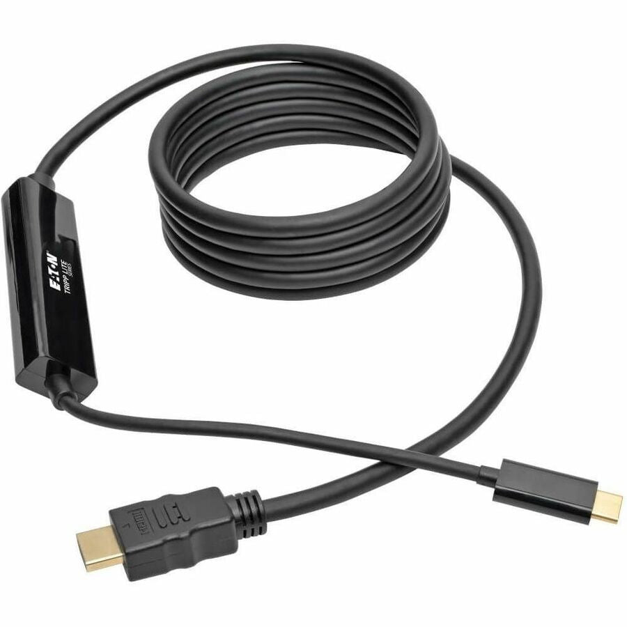 Eaton Tripp Lite Series USB-C to HDMI Active Adapter Cable (M/M), 4K, Black, 6 ft. (1.8 m) — U444-006-H