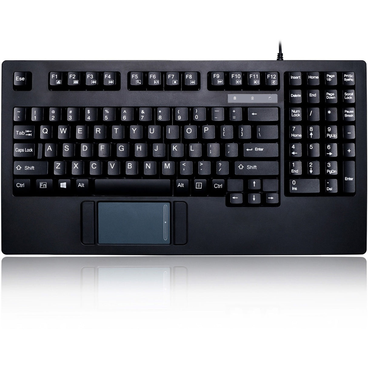 Adesso EasyTouch Rackmount Touchpad Keyboard — AKB425UB