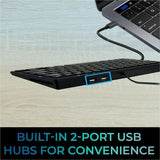 Adesso EasyTouch Rackmount Touchpad Keyboard — AKB425UB