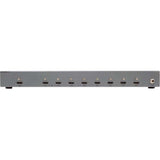 Gefen 4K Ultra HD 600 MHz HDMI Splitter, 8x Ultra HD Display, 4K 60Hz, HDR, Deep Color, HDCP 2.2, Dolby Atmos, DTS-X, 3D Pass-Through, Cascading, EDID Management, Audio Control, Video Distribution — EXT-UHD600-18