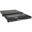 Eaton Tripp Lite Series SmartRack 1U Rack-Mount Keyboard with KVM Cable Kit — SRSHELFKBD