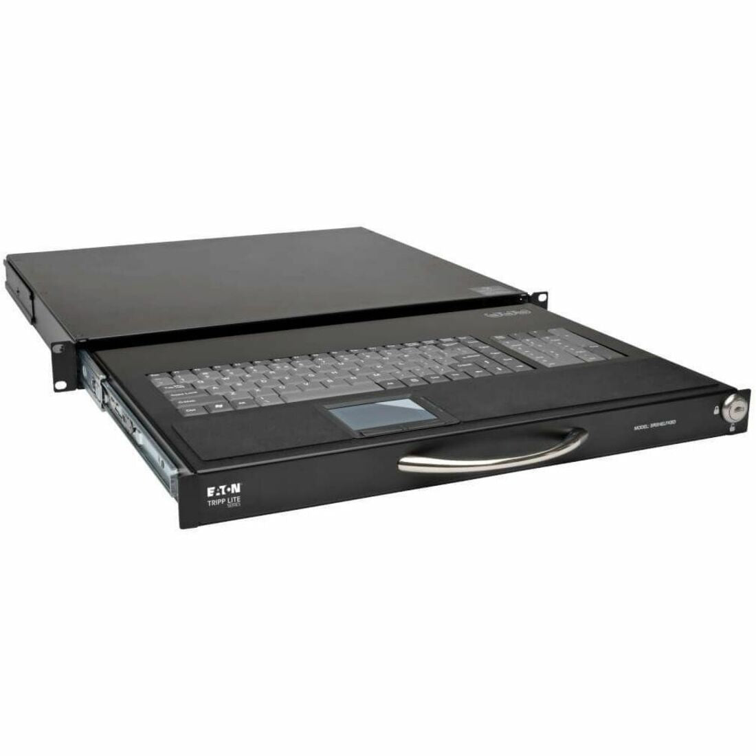 Eaton Tripp Lite Series SmartRack 1U Rack-Mount Keyboard with KVM Cable Kit — SRSHELFKBD