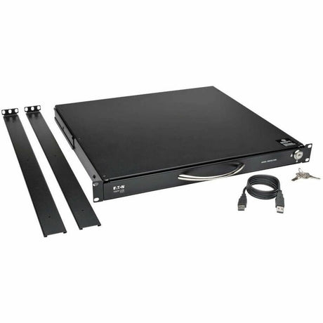 Eaton Tripp Lite Series SmartRack 1U Rack-Mount Keyboard with KVM Cable Kit — SRSHELFKBD
