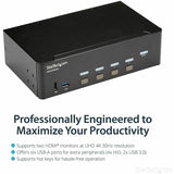 StarTech.com 4 Port HDMI KVM Switch - 4K 30Hz - Dual Display — SV431DHD4KU