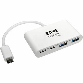 Eaton Tripp Lite Series 4-Port USB-C Hub, USB 3.x (5Gbps), 2x USB-A, 2x USB-C, White — U460-004-2A2C