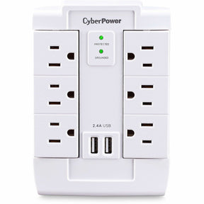 CyberPower CSP600WSURC2 Professional 6 - Outlet Surge with 1200 J — CSP600WSURC2