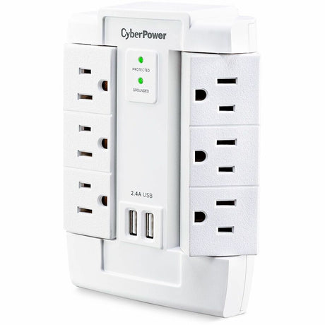 CyberPower CSP600WSURC2 Professional 6 - Outlet Surge with 1200 J — CSP600WSURC2