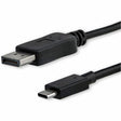 StarTech.com 3ft/1m USB C to DisplayPort 1.2 Cable 4K 60Hz - USB Type-C to DP Video Adapter Monitor Cable HBR2 - TB3 Compatible - Black — CDP2DPMM1MB