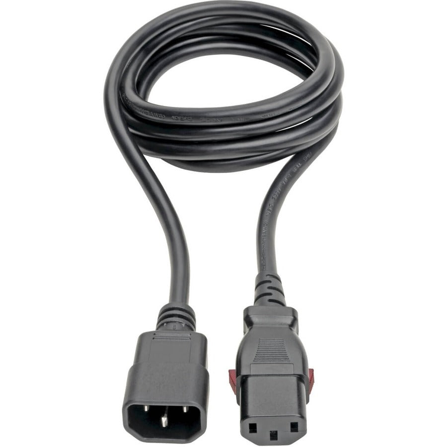 Eaton Tripp Lite Series Power Extension Cord, Locking C13 to C14 PDU Style - 10A, 250V, 18 AWG, 6 ft. (1.83 m) — P004-L06