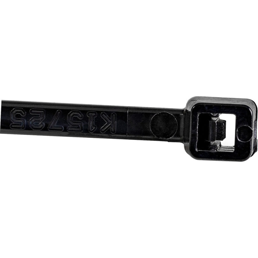 StarTech.com 4"(10cm) Cable Ties, 7/8"(22mm) Dia, 18lb(8kg) Tensile Strength, Nylon Self Locking Zip Ties, UL Listed, 1000 Pack, Black — CBMZT4BK