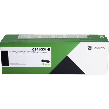 Lexmark Unison Original Extra High Yield Laser Toner Cartridge - Black - 1 Each — C341XK0
