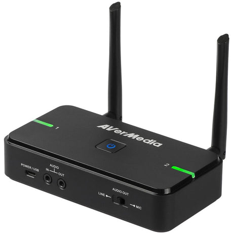 AVerMedia Wireless Microphone and Receiver. TAA and NDAA Compliant — AW315S