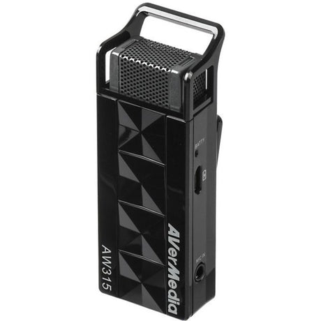 AVerMedia Wireless Microphone and Receiver. TAA and NDAA Compliant — AW315S