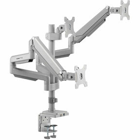 Eaton Tripp Lite Series Triple-Display Gas-Spring Flex-Arm Desktop Clamp and Grommet for 17" to 30" Flat-Screen Displays - USB and Audio Ports, Aluminum — DDR1730TAL