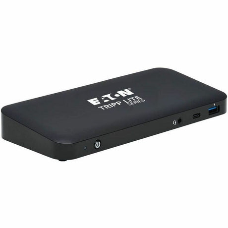 Eaton Tripp Lite Series USB-C Dock, Triple Display - 4K 60 Hz HDMI/DisplayPort, USB 3.x Gen 2 (10Gbps), USB-A/USB-C Hub, GbE, 85W PD Charging, Black — U442-DOCK8-B
