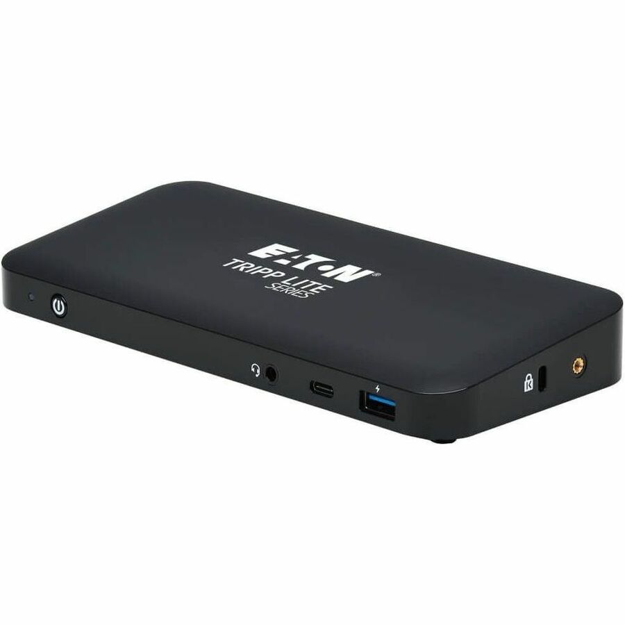 Eaton Tripp Lite Series USB-C Dock, Triple Display - 4K 60 Hz HDMI/DisplayPort, USB 3.x Gen 2 (10Gbps), USB-A/USB-C Hub, GbE, 85W PD Charging, Black — U442-DOCK8-B