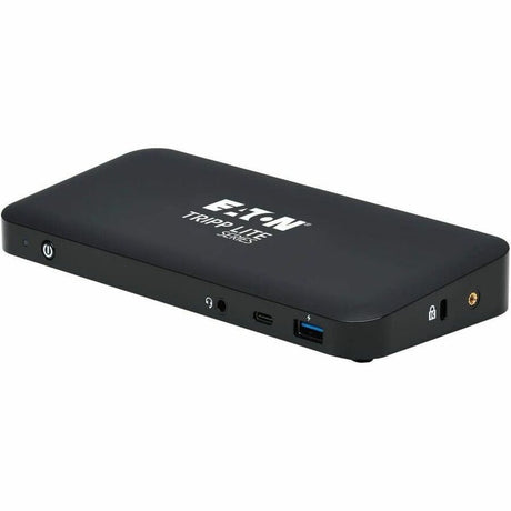 Eaton Tripp Lite Series USB-C Dock, Triple Display - 4K 60 Hz HDMI/DisplayPort, USB 3.x Gen 2 (10Gbps), USB-A/USB-C Hub, GbE, 85W PD Charging, Black — U442-DOCK8-B