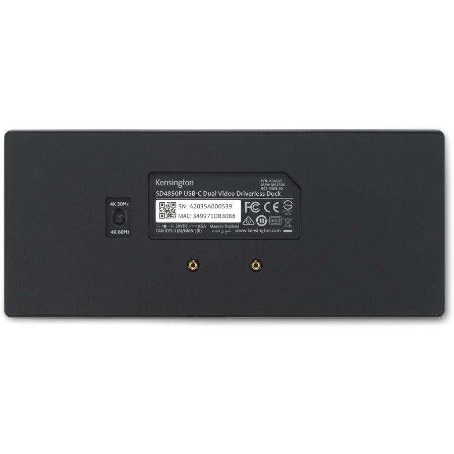 Kensington SD4850P Docking Station — K34115NA