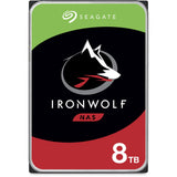 Seagate IronWolf ST8000VN004 8 TB Hard Drive - 3.5" Internal - SATA (SATA/600) - Conventional Magnetic Recording (CMR) Method — ST8000VN004