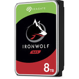 Seagate IronWolf ST8000VN004 8 TB Hard Drive - 3.5" Internal - SATA (SATA/600) - Conventional Magnetic Recording (CMR) Method — ST8000VN004
