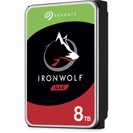 Seagate IronWolf ST8000VN004 8 TB Hard Drive - 3.5" Internal - SATA (SATA/600) - Conventional Magnetic Recording (CMR) Method — ST8000VN004