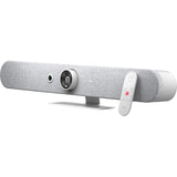 Logitech Rally Bar Mini All-In-One Video Bar for Small to Medium Rooms, White — 960-001348