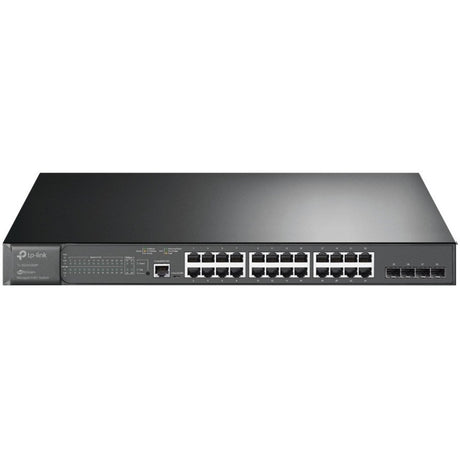 TP-Link TL-SG3428MP - JetStream&trade; 28-Port Gigabit L2+ Managed Switch with 24-Port PoE+ — SG3428MP