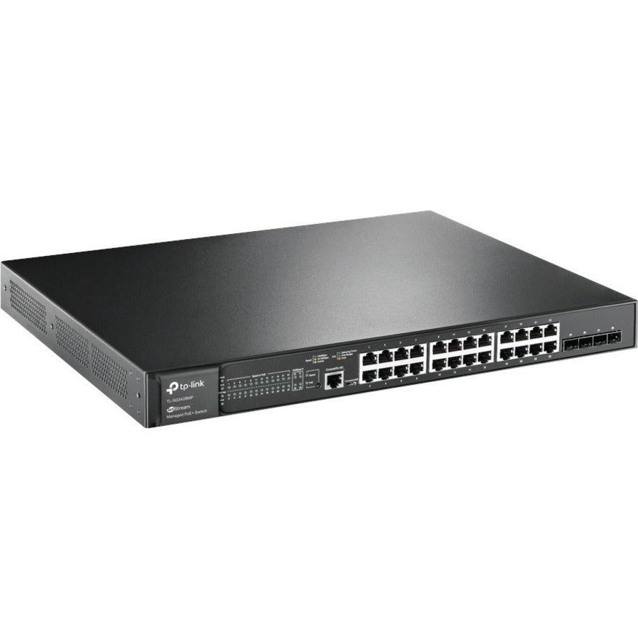 TP-Link TL-SG3428MP - JetStream&trade; 28-Port Gigabit L2+ Managed Switch with 24-Port PoE+ — SG3428MP
