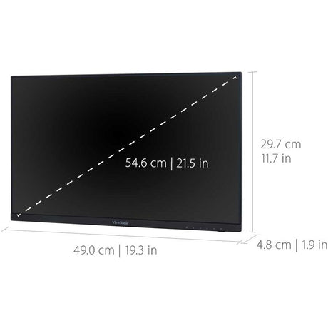 ViewSonic VA2256-MHD_H2 Dual Pack Head-Only 1080p IPS Monitors with FreeSync, HDMI, DisplayPort and VGA for Home and Office — VA2256-MHD_H2