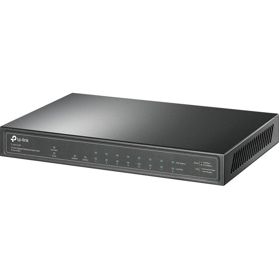 TP-Link TL-SG1210P - 8-Port Gigabit PoE Switch — TL-SG1210P