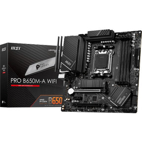 MSI B650M-A WIFI Desktop Motherboard - AMD B650 Chipset - Socket AM5 - Micro ATX — B650MAWIFI