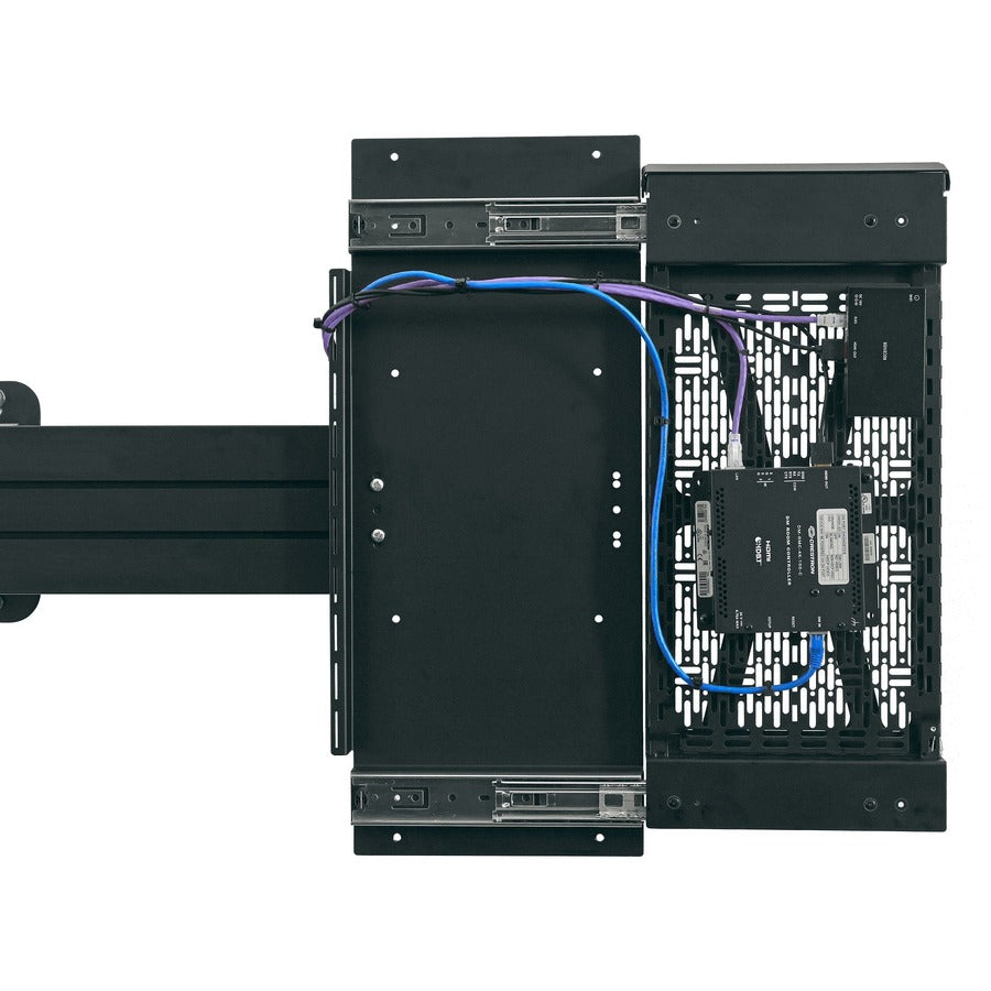 Chief Proximity Component Storage Slide-Lock Panel for AV Systems - Black — CSSLP15X10