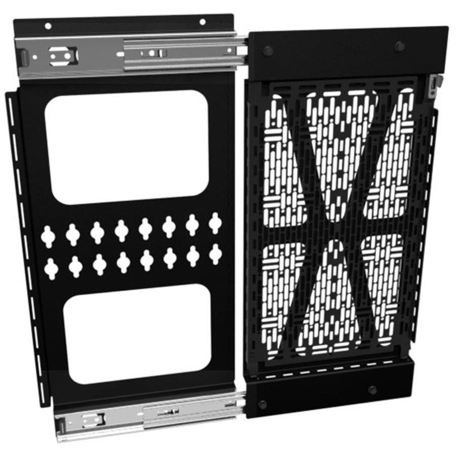 Chief Proximity Component Storage Slide-Lock Panel for AV Systems - Black — CSSLP15X10