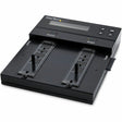 StarTech.com Standalone Dual Bay M.2 SATA/NVMe Duplicator/Eraser, HDD/SSD Cloner/Wiper, M.2 PCIe/AHCI, Hard Drive Sanitizer/Copier, TAA — SM2DUPE11