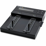 StarTech.com Standalone Dual Bay M.2 SATA/NVMe Duplicator/Eraser, HDD/SSD Cloner/Wiper, M.2 PCIe/AHCI, Hard Drive Sanitizer/Copier, TAA — SM2DUPE11