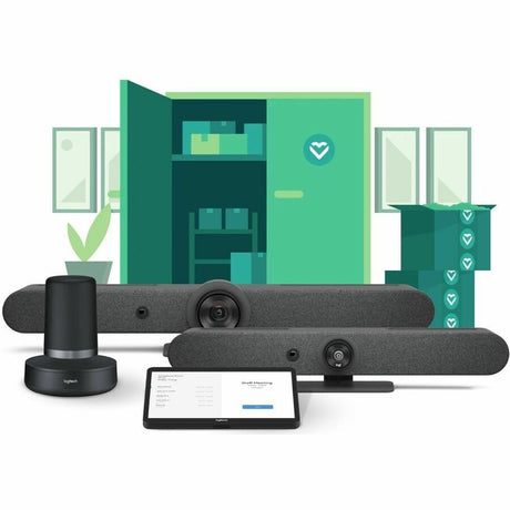 Logitech Rally Bar All-in-One Video Bar (Graphite, TAA Compliant) — 960-001564