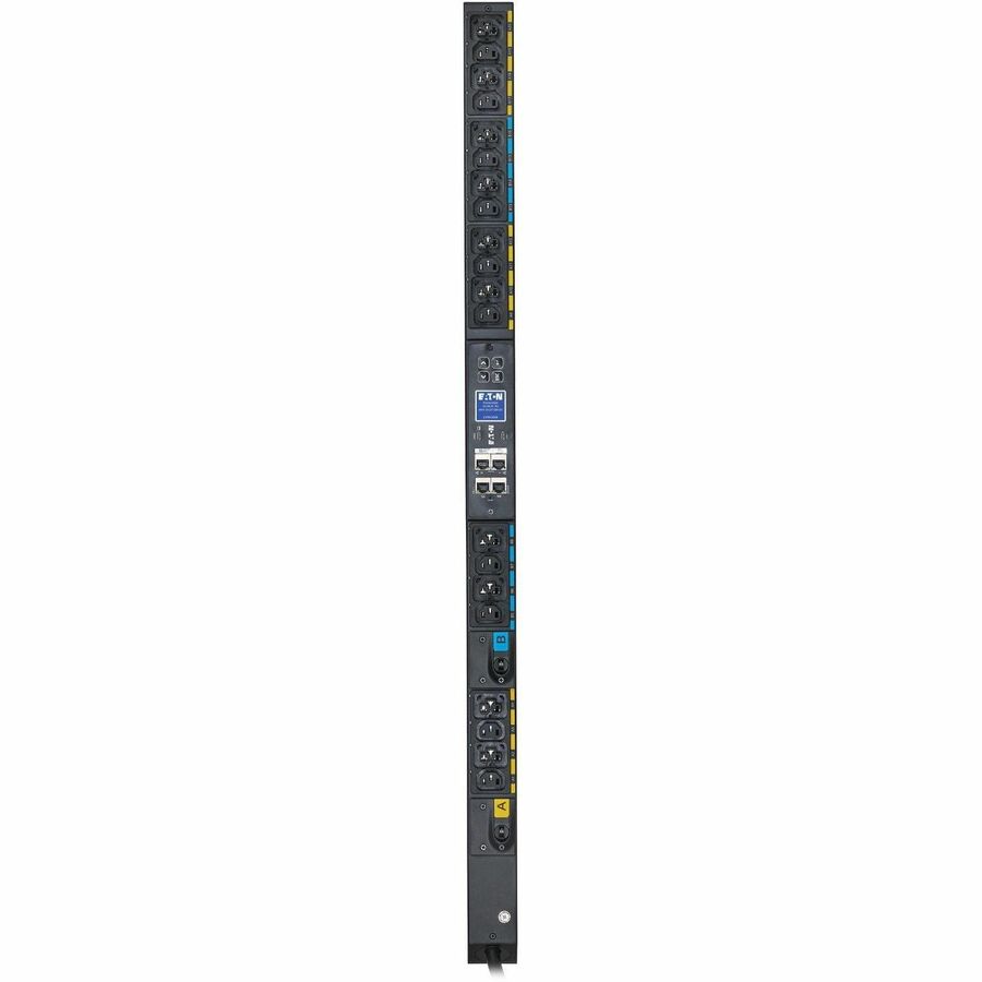 Eaton Single-Phase Managed Rack PDU G4, 208V, 20 Outlets, 24A, 5.8kW, L6-30 Input, 10 ft. Cord, 0U Vertical — EVMAL630B