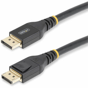 StarTech.com 50ft (15m) VESA-Certified Active DisplayPort 1.4 Cable, DP8K w/HBR3/HDR10/MST/DSC 1.2/HDCP 2.2, 8K 60Hz, 4K 120Hz, Active DP 1.4 Cable M/M — DP14A-15M-DP-CABLE