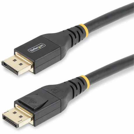 StarTech.com 50ft (15m) VESA-Certified Active DisplayPort 1.4 Cable, DP8K w/HBR3/HDR10/MST/DSC 1.2/HDCP 2.2, 8K 60Hz, 4K 120Hz, Active DP 1.4 Cable M/M — DP14A-15M-DP-CABLE