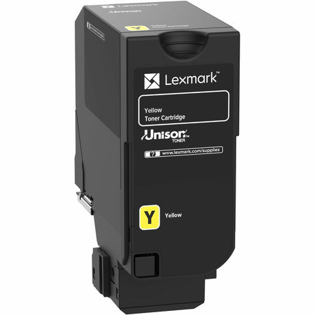 Lexmark Original Standard Yield Laser Toner Cartridge - Return Program - Yellow Pack — 71C0HYG