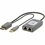 Eaton Tripp Lite Series DisplayPort over Cat6 Pigtail Receiver with Repeater, 4K 60 Hz, 4:4:4, Transceiver, HDCP 2.2, 230 ft. (70.1 m), TAA — B127U-110-PD