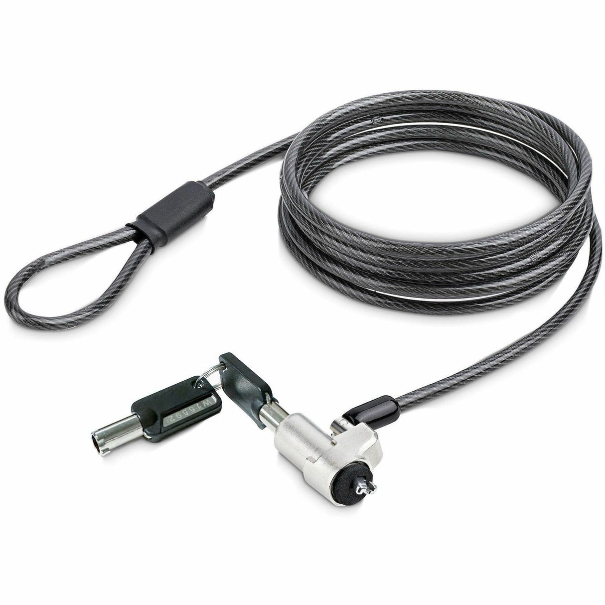 StarTech.com Laptop Cable Lock 6Ft Compatible w/ Noble Wedge&reg;, Anti-Theft Keyed Lock, Security Cable Lock, Steel Cable Lock For Laptop — NBLWK-LAPTOP-LOCK