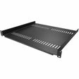StarTech.com 1U Server Rack Cabinet Shelf - Fixed 16" Deep Cantilever Rackmount Tray for 19" Data/AV/Network Enclosure w/Cage Nuts, Screws — CABSHELF116V2PK