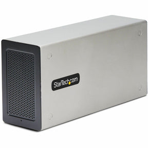 StarTech.com Thunderbolt 3 PCIe Expansion Chassis, Enclosure Box w/Dual PCI-E Slots, External PCIe Slots, 8K/4K Output Via TB3/DP 1.4, TAA — 2TBT3-PCIE-ENCLOSURE
