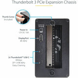 StarTech.com Thunderbolt 3 PCIe Expansion Chassis, Enclosure Box w/Dual PCI-E Slots, External PCIe Slots, 8K/4K Output Via TB3/DP 1.4, TAA — 2TBT3-PCIE-ENCLOSURE