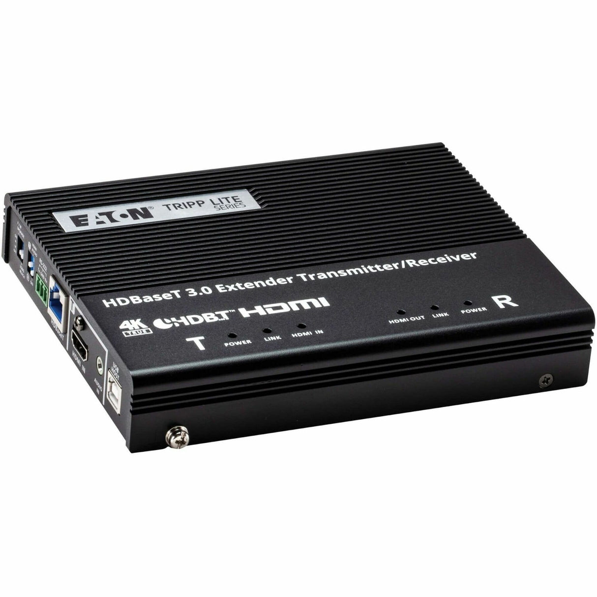 Eaton Tripp Lite Series HDBaseT 3.0 Transmitter/Receiver, HDMI 4K 60 Hz (4:4:4), RS-232, IR Control, Up to 328 ft. (100 m), TAA — BHDBT3-TR