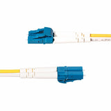 StarTech.com 1m (3.3ft) LC to SC (UPC) OS2 Single Mode Duplex Fiber Optic Cable, 9/125, 100G, Low Insertion Loss, LSZH Fiber Jumper Cord — SMLCSC-OS2-1M