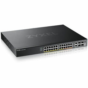 ZYXEL XGS2220-30HP 24-Port Gigabit L3 Managed and Nebula Pro Cloud Managed Switch | 26 PoE+ Ports at 400W with 4 SFP+ 10G Uplinks and 2 10G Ethernet Ports — XGS2220-30HP